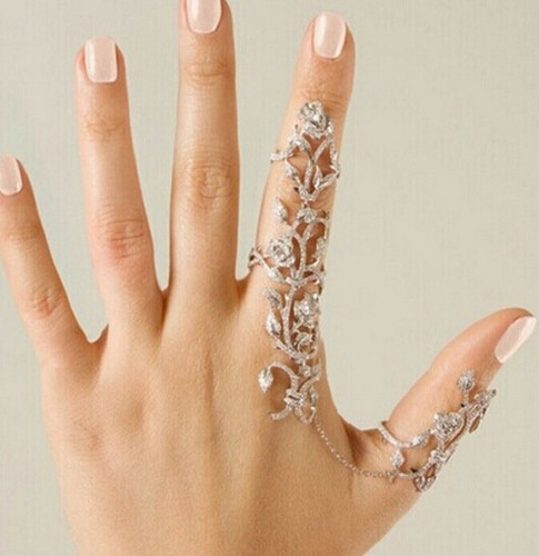 Indian finger silver ring - finger,