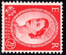 QEII 1955-58 2½d Carmine-Red