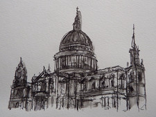 Drawing St Paul's Cathedral