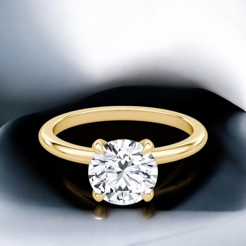 Diamond ring engagement gold - ring,