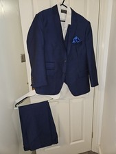 Alfred Brown Blue England Suit