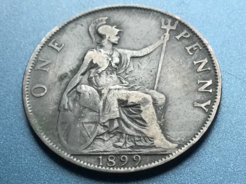 1899 veiled head - veiled, penny