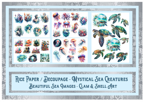 Rice paper decoupage - rice,