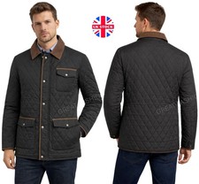 Mens Quilted Coat Jacket