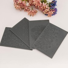 4 Pieces Clay Texture Sheets