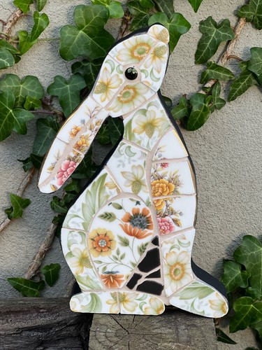 Handmade mosaic moon gazing - mosaic,,