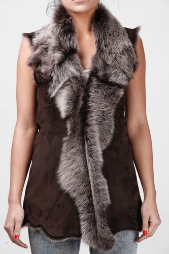 Women brown with grey - brown,