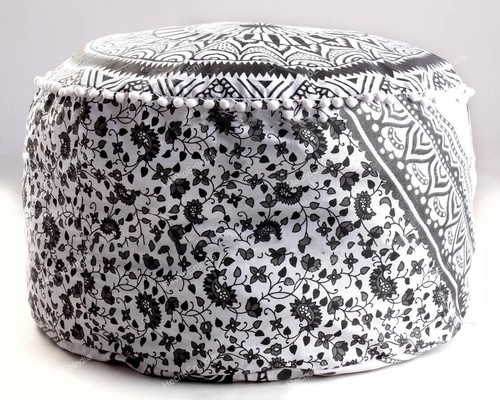 Hippie gypsy pouf ottoman - gypsy,