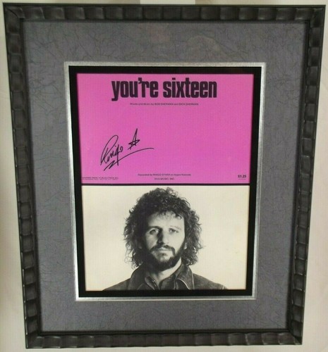 Ringo starr beatles signed - starr,