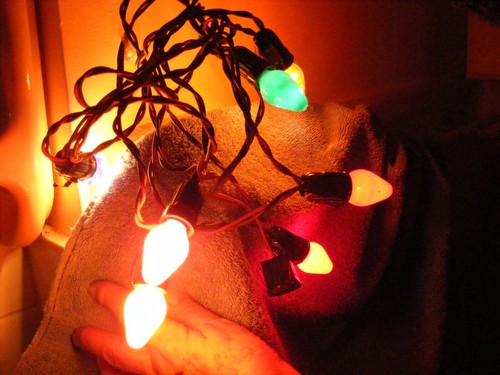 Vintage christmas tree lights - vintage,