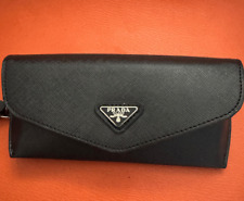 Prada Hard Sunglasses Case & Box with Card & Cleaning Cloth NEW DAMAGE BOX