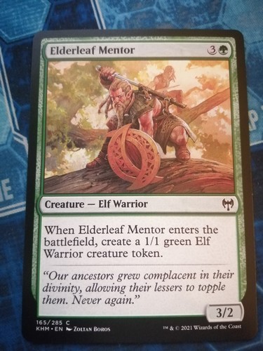 Mtg elderleaf mentor kaldheim - elderleaf,