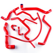 Red silicone coolant radiator - silicone,