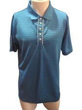 Stuburt  Blue Golf Polo Shirt Size Large