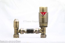 ANTIQUE BRASS THERMOSTATIC