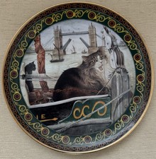 Lesley Anne Ivory CATS Plates Danbury Mint Cat Plate Simpkin 