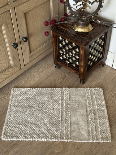 Cotton wool floor mat hand - cotton,