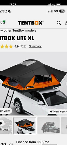 Tentbox lite roof top - xl, roof-top