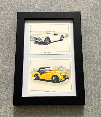 Framed triumph tr4a tr3 - triumph, &