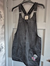 Washed Black Denim Pinefore