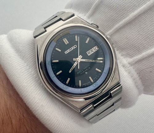 Vintage seiko bellmatic - seiko, blue