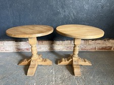 Pair Oak Side tables Old Charm