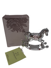 Crystocraft Rocking Horse With Swarovski Elements Collectable Ornaments NEW TAGS