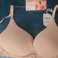 TU Non Wired Plunge Bra 32 E