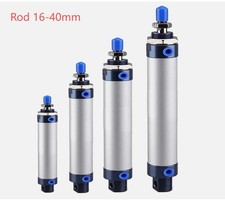 Pneumatic Air Cylinder Double acting Single Rod 16-40mm Bore 25-500mm Stroke