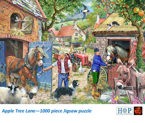 Apple tree lane 1000 piece - apple,