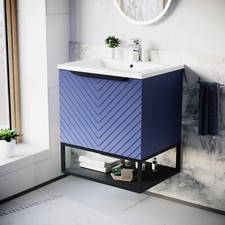 Nes Home 600mm Wall Hung Blue