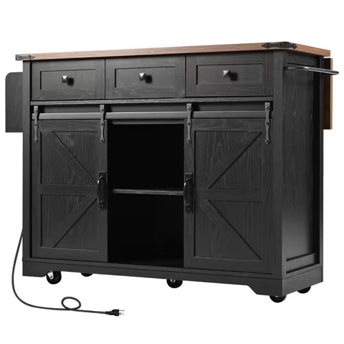 Black outdoor kitchen - 53.7,