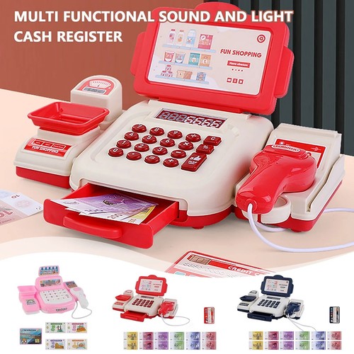 Interactive kids cash - cash, register