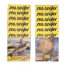 Sea Angler Magazine - Complete Year 1982 of Magazines Twelve(12) Vintage Copies