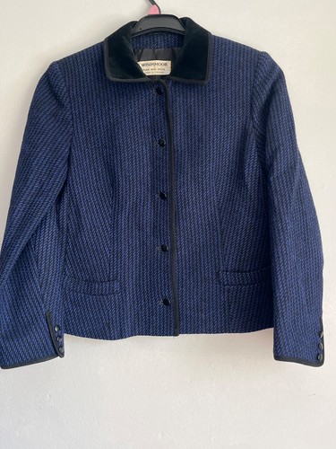 Vintage 100 wool cropped - vintage,