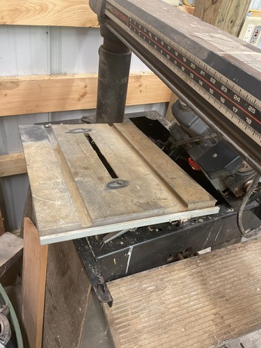 Craftsman inch radial arm - 10-inch,