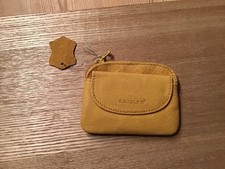Saddler Mustard Leather Coin
