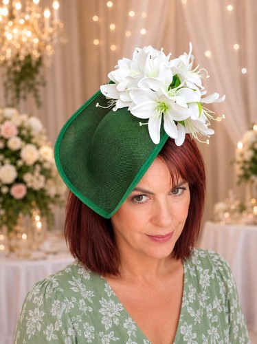 Emerald green white - emerald,