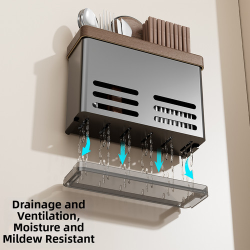 Wall mounted chopsticks holder - wall,
