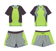 TVT CHECK Shoyoroll Rashguard SS & Short (Set) Bjj No Gi Uniform Kimono