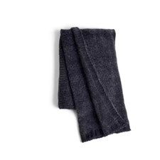 Save 50% - Habitat Chenille Throw - Charcoal - 125cm x 150cm