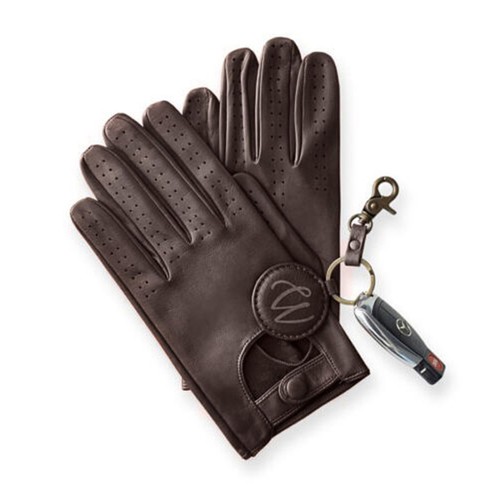 Leather gloves classic retro - classic,