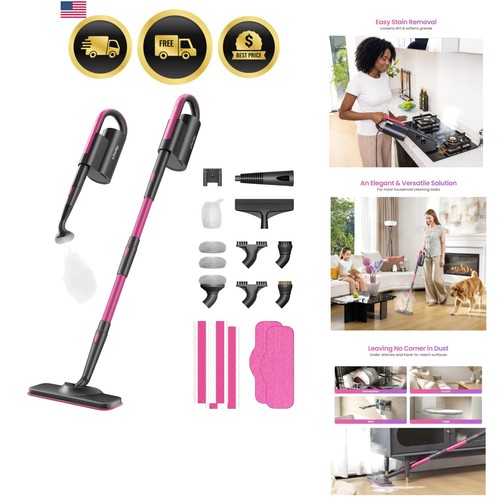 Steam mop dual - 19-in-1, dual-rod