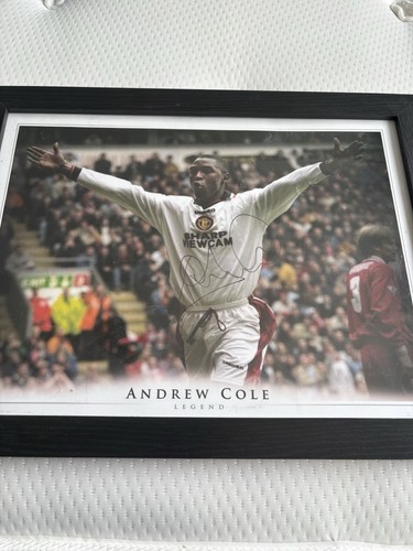 Personally signed andy cole - personally,