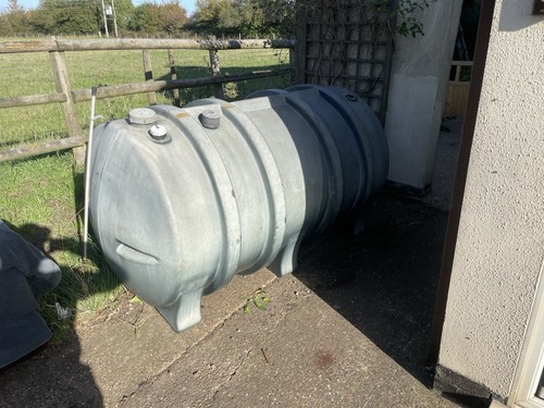 Oil tank empty and ready - and,