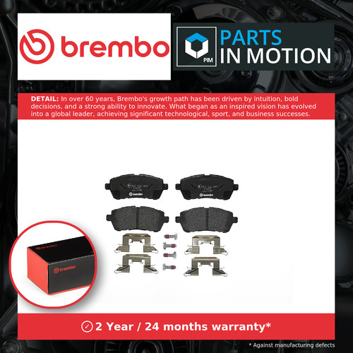 Brake pads set front p24072 - set,