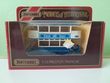 Y15 Matchbox Models Of Yesteryear Preston Tramcar Swan Soap