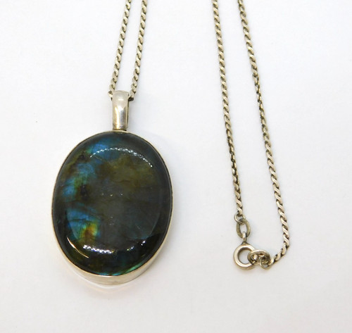 Sterling silver large - silver,