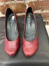 Moshula claret leather court - leather,
