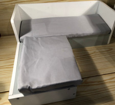 Designafriend Doll Wooden Toy Couch Bed Unit For Dolls House Clean Condition